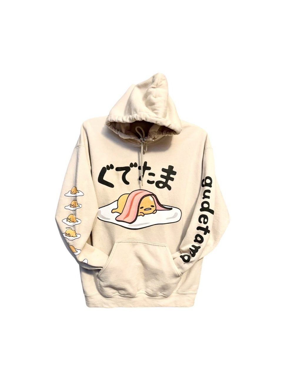 Sanrio Gudetama Cream Pullover Hoodie
